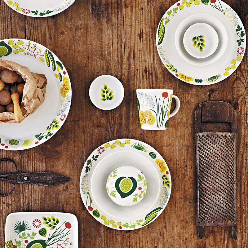 7折清仓 瑞典Rorstrand四季陶瓷水果沙拉碗饭碗 餐具盘子马克杯