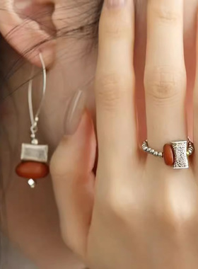 事事如意柿子指环戒指