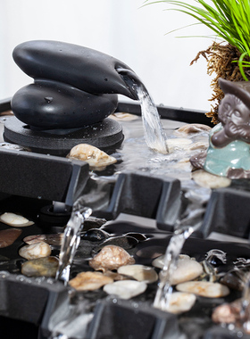 鱼缸造景循环流水器雾化配件