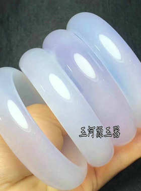 纯天然加宽加厚冰种玛瑙手镯