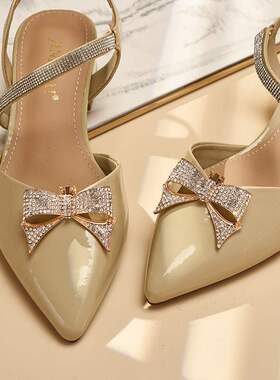 可拆卸水钻鞋扣鞋面免安装