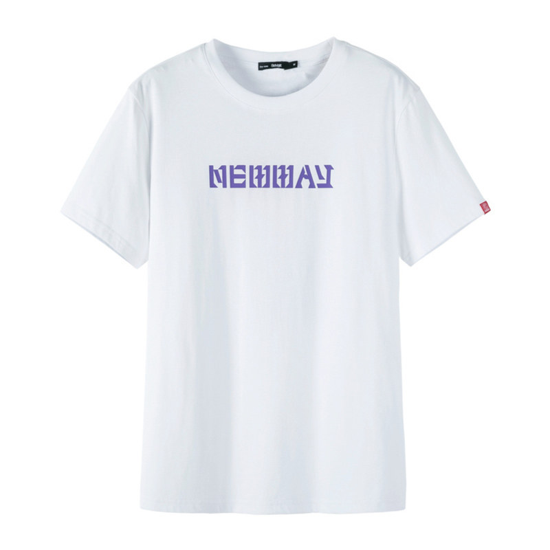 森马2020夏季新款短袖撞色字母t恤 森马outlets店T恤