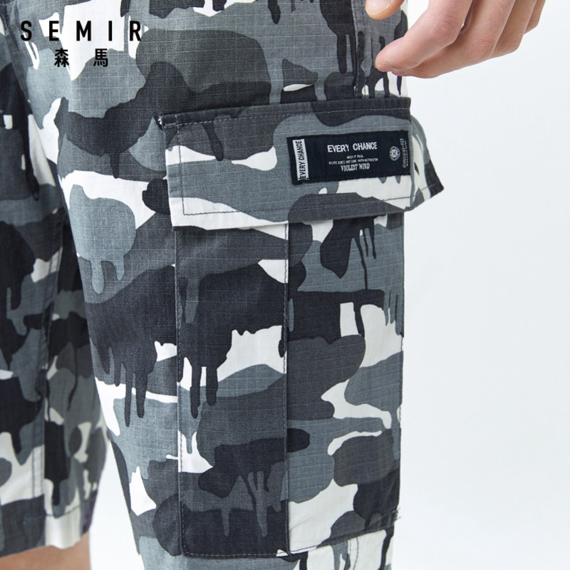 森马夏季新款2020休闲短裤男休闲裤 森马outlets店休闲裤
