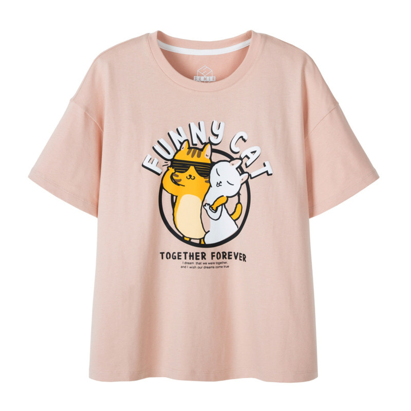 【情侣装】森马短袖2020夏季新款t恤 森马outlets店T恤