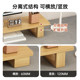 Computer increased elevated stand without installation solid wood desktop screen display stand desktop storage bracket elevated stand