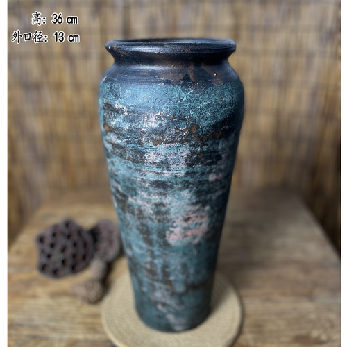 特价多肉绿植透气花盆法师创意简约高状复古粗陶盆泥瓦盆厂家直销 - 图0