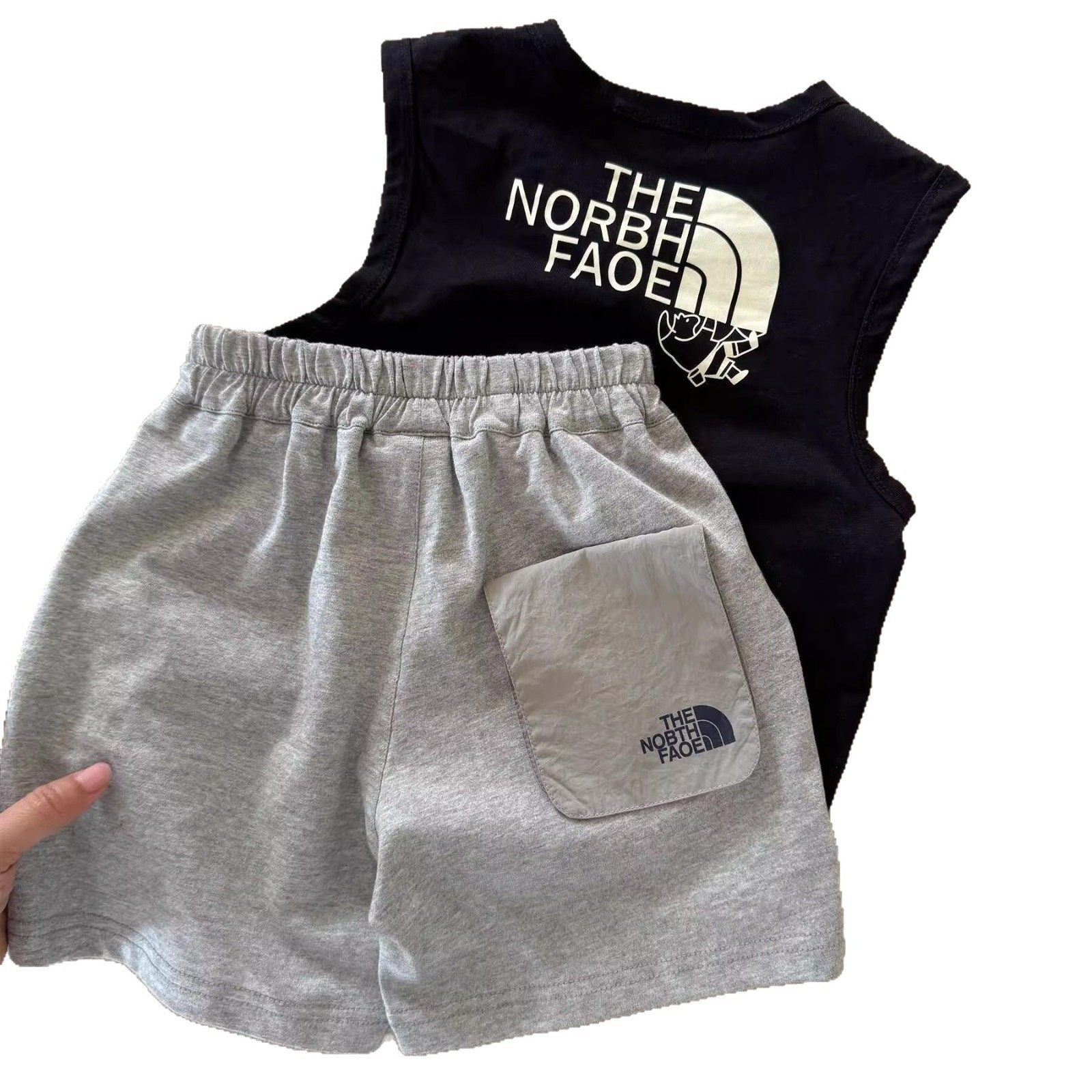 儿童短裤外穿2025夏季新款男女童潮牌夏装中裤宝宝字母五分裤薄款,淘宝优惠券,粉丝福利购,淘宝优惠卷