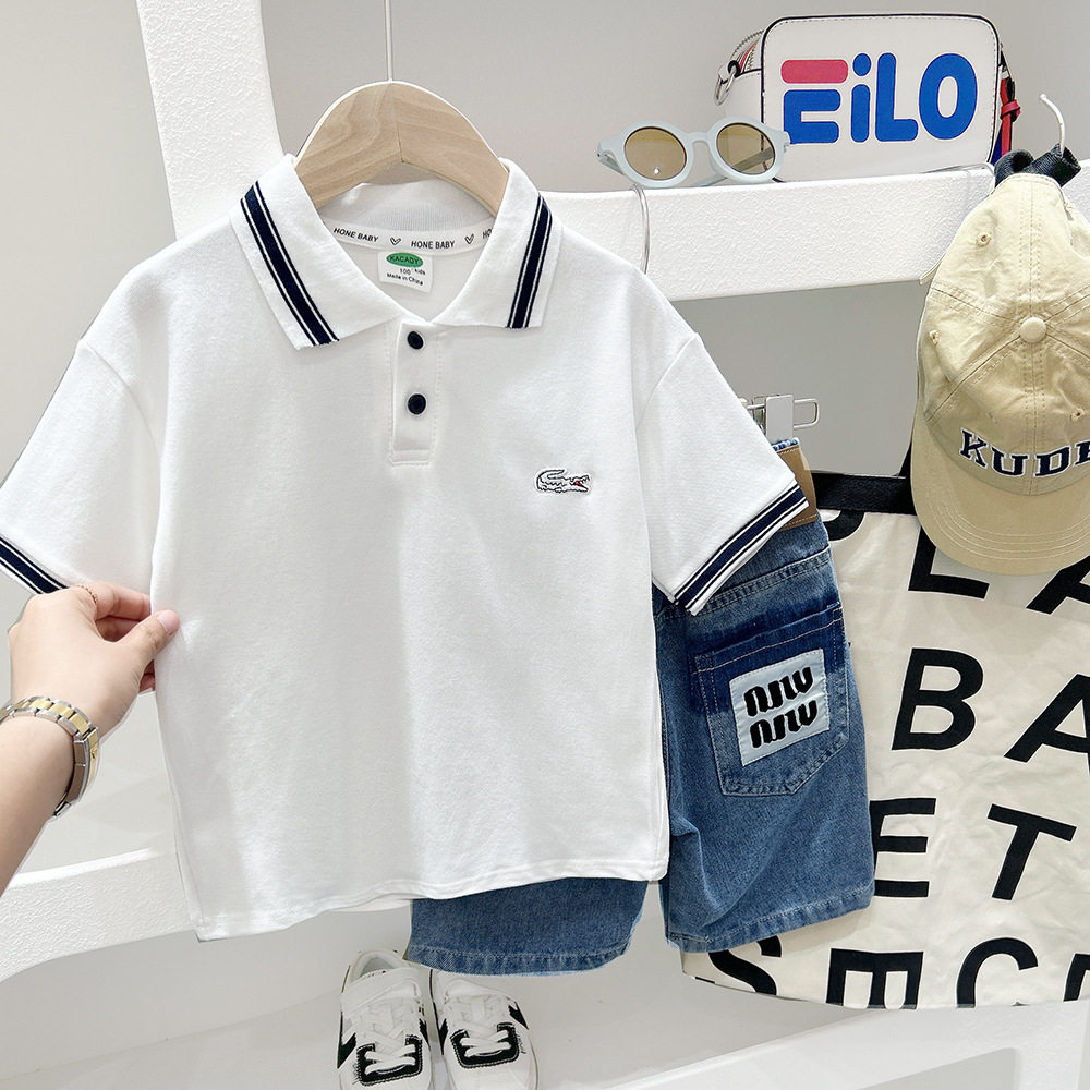 男童polo衫翻领夏季新款宝宝帅气百搭休闲翻领短袖T恤上衣潮,淘宝优惠券,粉丝福利购,淘宝优惠卷