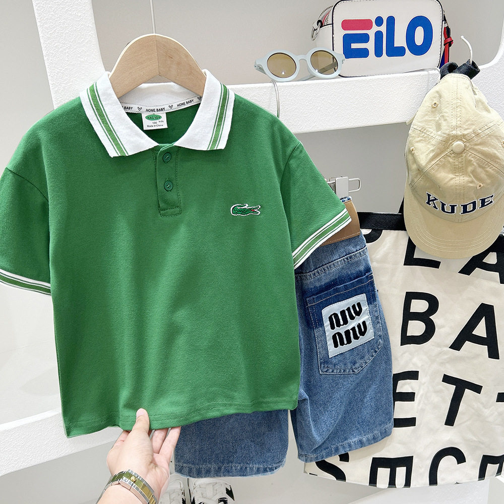 男童polo衫翻领夏季新款宝宝帅气百搭休闲翻领短袖T恤上衣潮,淘宝优惠券,粉丝福利购,淘宝优惠卷