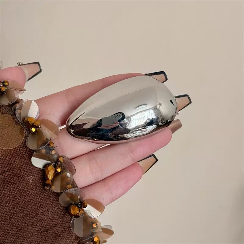 金属极简镜面光面弧形胸针女收腰点缀时尚西装外套毛衣别针配饰,淘宝优惠券,粉丝福利购,淘宝优惠卷