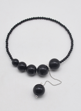 人造珍珠圆珠女式项链