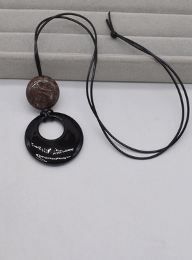 复古女式手工编织项链