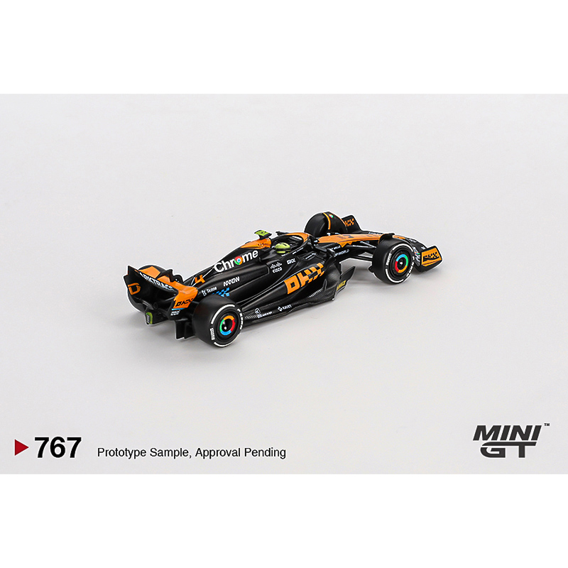 MINIGT车模1:64迈凯伦MCL60 F1 2023日本站合金车模仿真汽车模型-图1