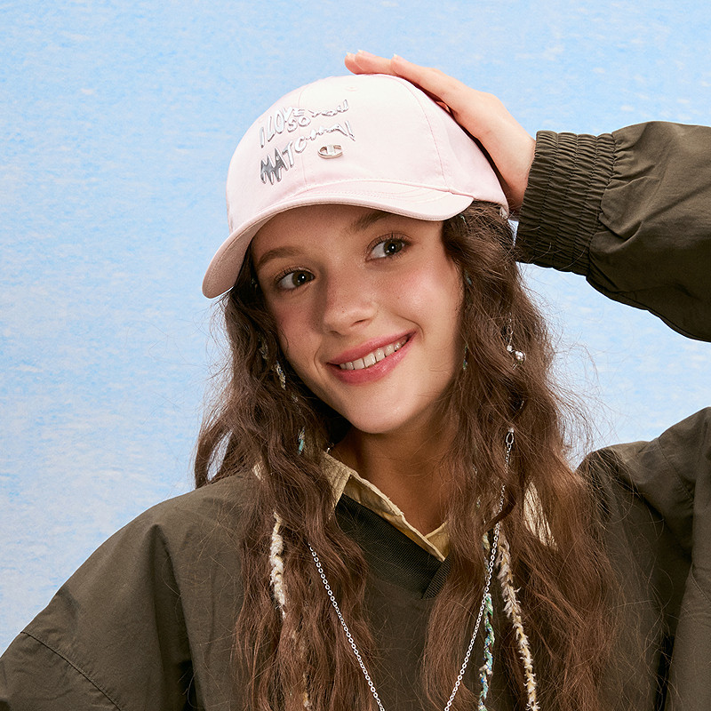 情人节系列Champion冠军25年春季新款泡泡棒球帽女情侣休闲鸭舌帽,淘宝优惠券,粉丝福利购,淘宝优惠卷