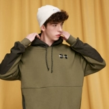 Утепленная весенняя толстовка с капюшоном для влюбленных подходит для мужчин и женщин, с вышивкой