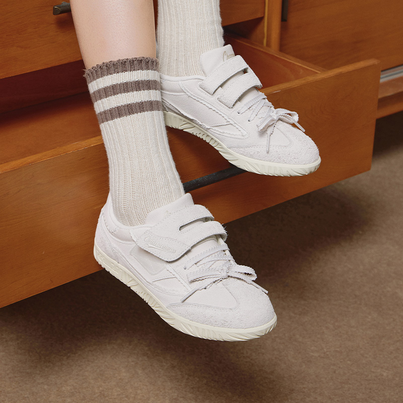 Champion冠军德训鞋2025秋冬新款女玛丽珍芭蕾风运动休闲鞋小白鞋 - 图2