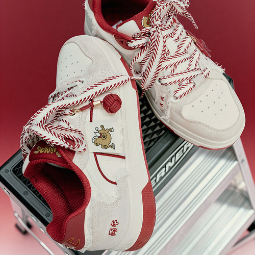 【马年系列】Champion冠军26春季新款红色飘带板鞋女运动休闲鞋男 - 图2