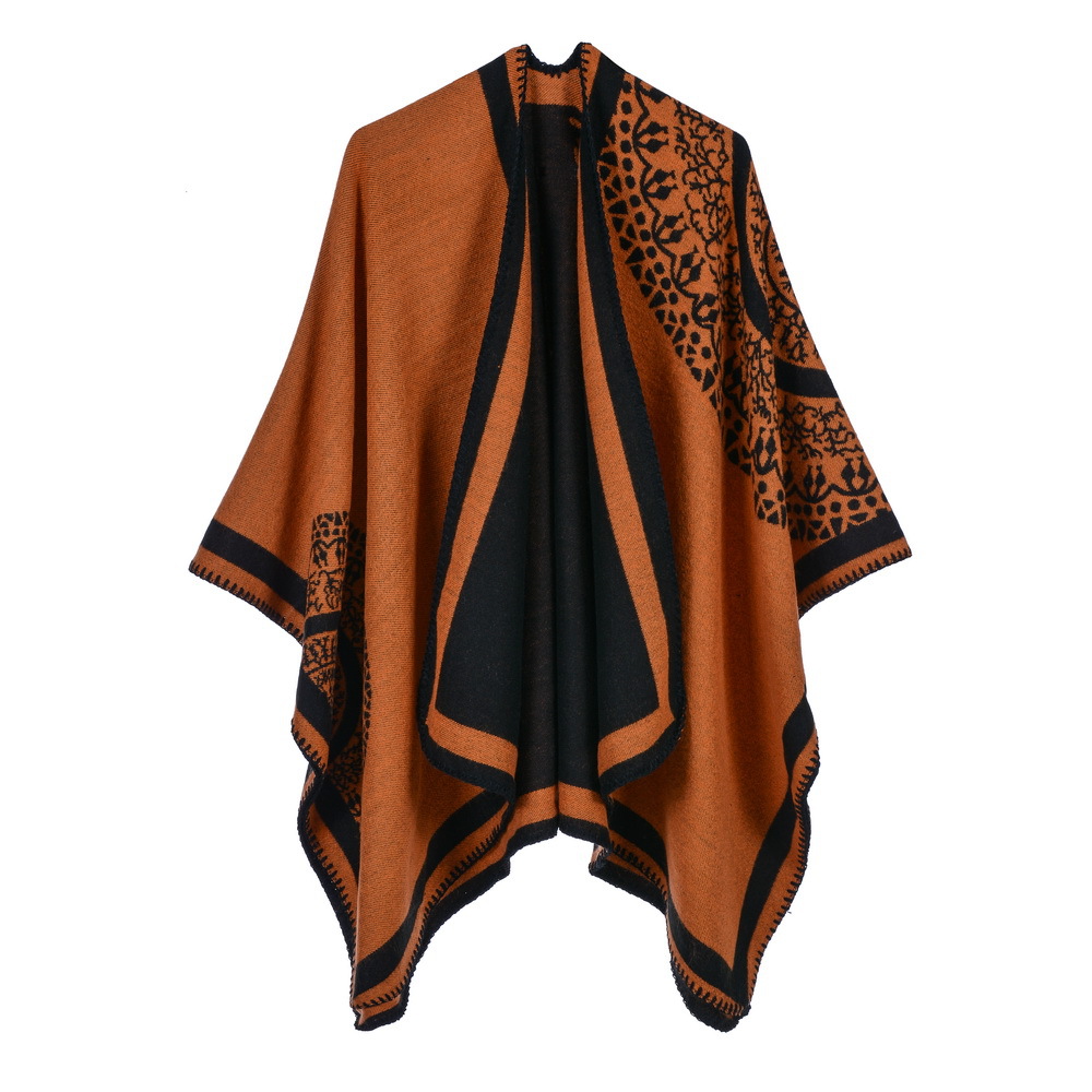 big-name scarf women's shawl dual-purpose shawl cloak - 图2