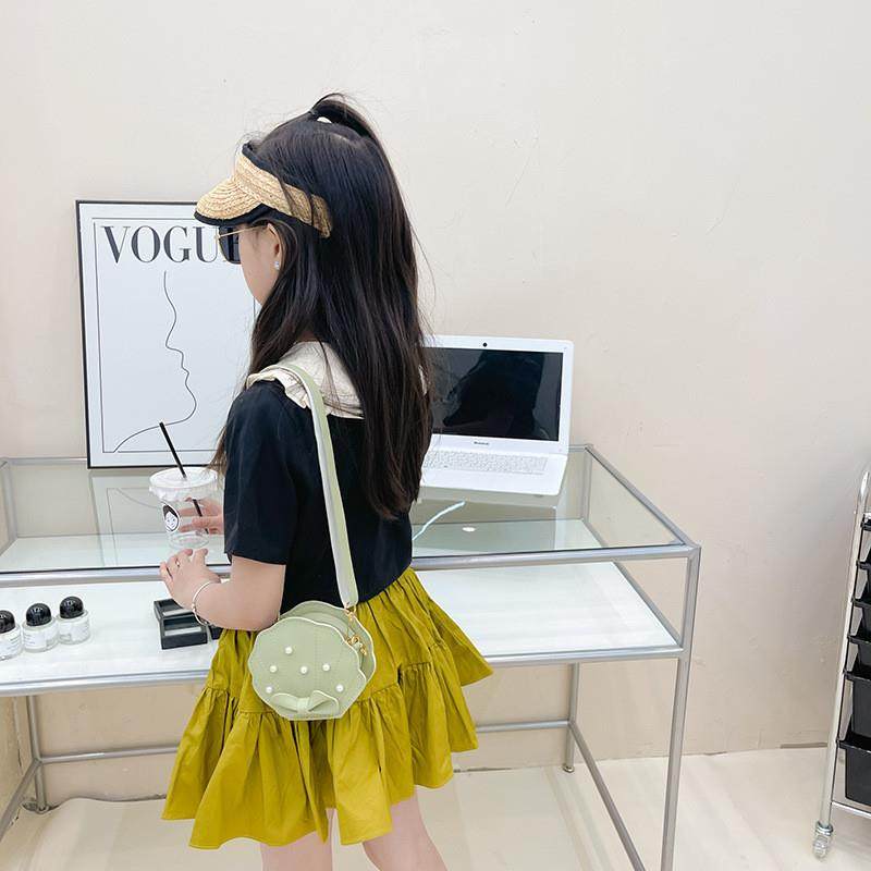 夏季新款儿童包包双层贝壳零钱包公主珍珠闪亮包包迷你配饰小挎包,淘宝优惠券,粉丝福利购,淘宝优惠卷