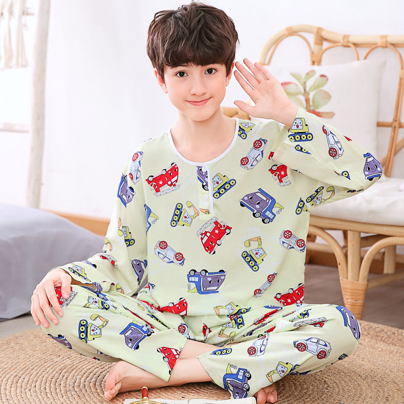 夏季青少年男童人造棉男士睡衣 杜迈恩睡衣/家居服套装