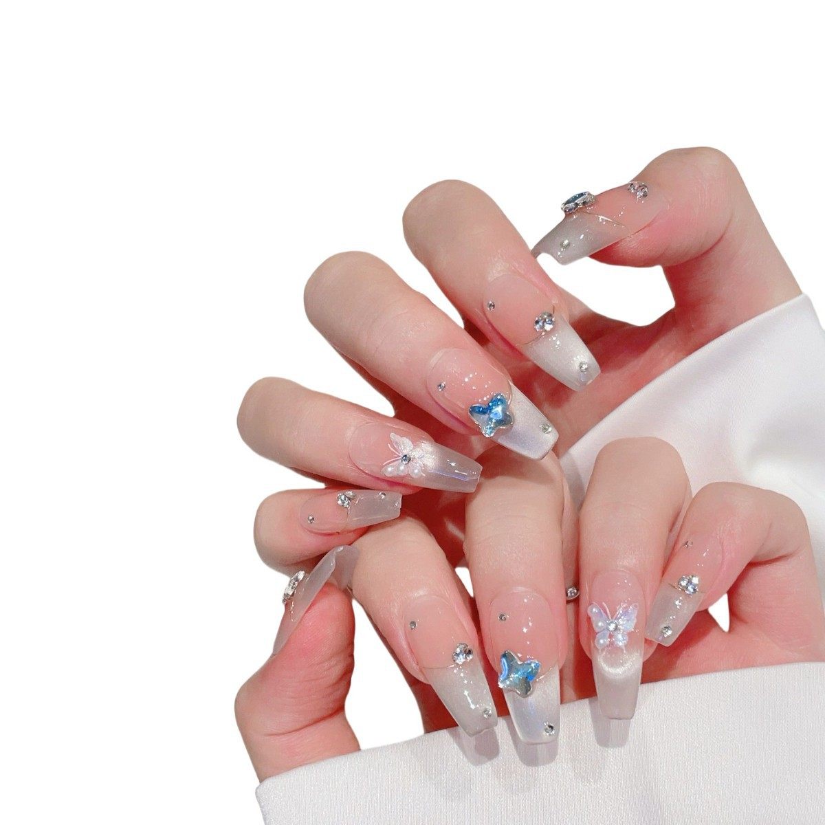 珊瑚之恋纯手工穿戴甲纯欲风气质轻奢高级日常美甲可拆卸甲片美甲,淘宝优惠券,粉丝福利购,淘宝优惠卷