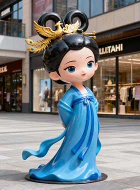 玻璃钢卡通网红打卡雕塑定制厂家