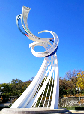 不锈钢铁艺凤凰造型雕塑