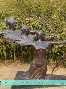 冰球定制文化主题塑像园林景观