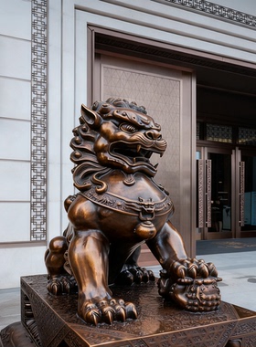 铸铜狮子雕塑加工厂家