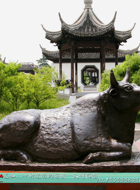 玻璃钢定制广场斗牛塑像厂家仿铜