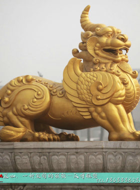 法治廉政公正神兽广场主题雕塑