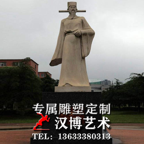 玻璃钢仿铜人物雕塑户外园林铸铜司马光雕塑铜雕历史名人塑像定制 - 图1