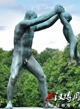 玻璃钢人物公园主题雕塑