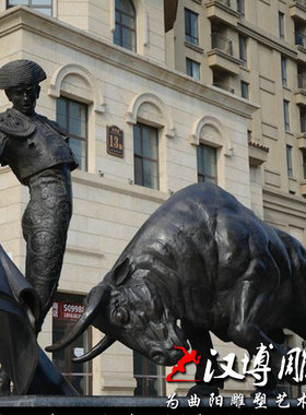 玻璃钢动物商业街铜雕塑定制