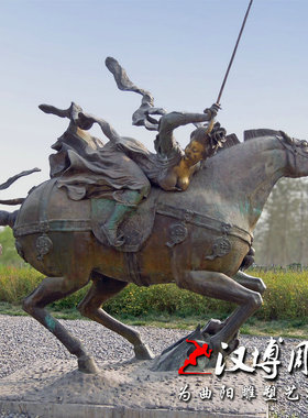 玻璃钢古代景观美女人物雕塑定制