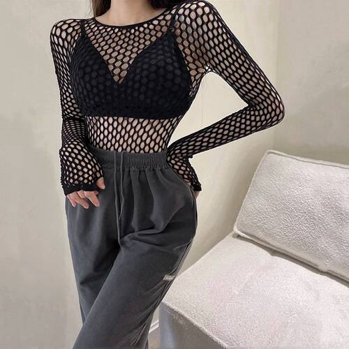 Fishing net hollowed out one-piece stockings渔网镂空连体丝袜 - 图3