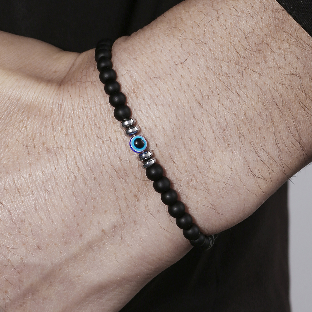 Popular gift Turquoise bracelet for couples男生大气手串手链 - 图0