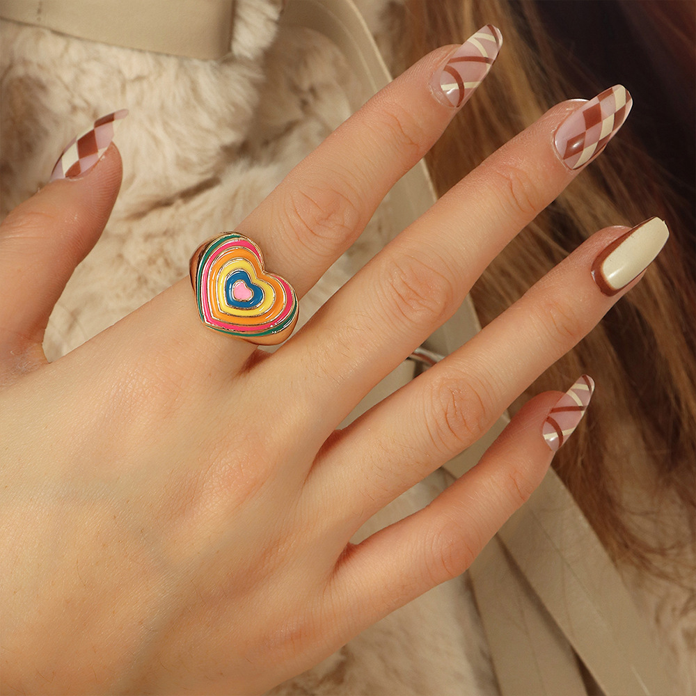 Love child index finger ring female hand accessories食指戒指 - 图1