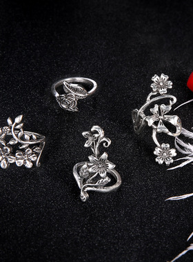 Cross-border popular women's fashion open-ring jewelry女戒指