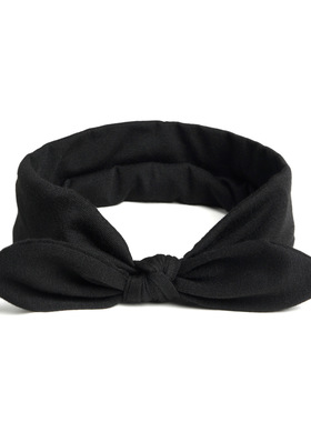 Women's bow hairband - plain color, sweet accessory for hair