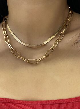 Cross-border new product exaggerated necklace accessories女