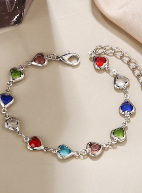 Cross-border student love bracelet girl sweet anklet男生手链