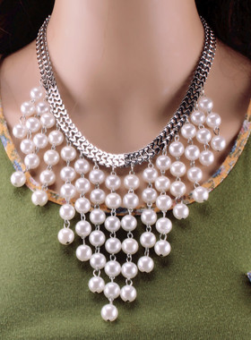 Women's banquet Jewelry party elegant necklace欧美女潮流项链