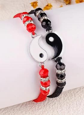 Cross-border alloy woven bracelet student gift少女甜美手链