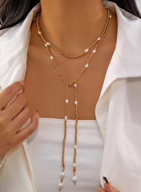 Cross-border personalized necklace for women, accessory项链