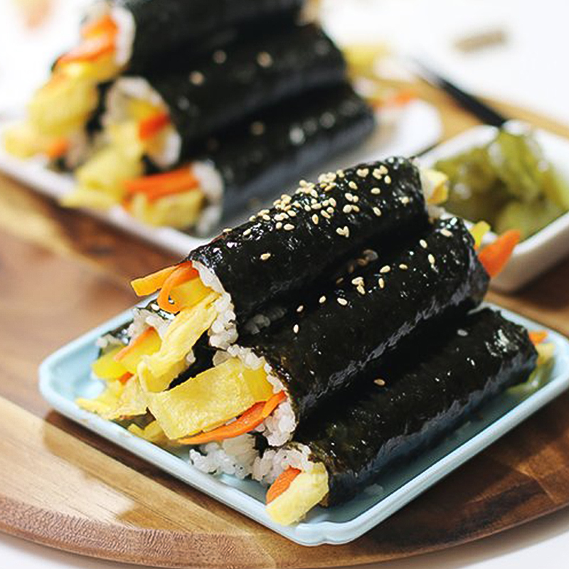 朴小样寿司专用海苔 寿司材料食材全套家用出口级条斑紫菜海苔片