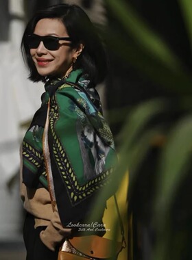 手工卷边欧美女精简时髦围巾披肩