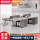 Agent desk MEKIA-49 staff desk staff seats simple office desk chair combination 6 person seat 4 financial