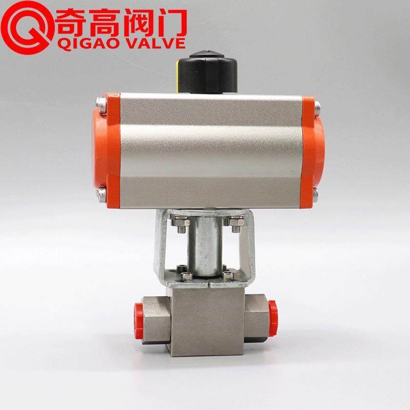 不锈钢气动球阀304丝扣内螺纹高压阀门Q611F气动开关阀DN15切断阀,淘宝优惠券,粉丝福利购,淘宝优惠卷