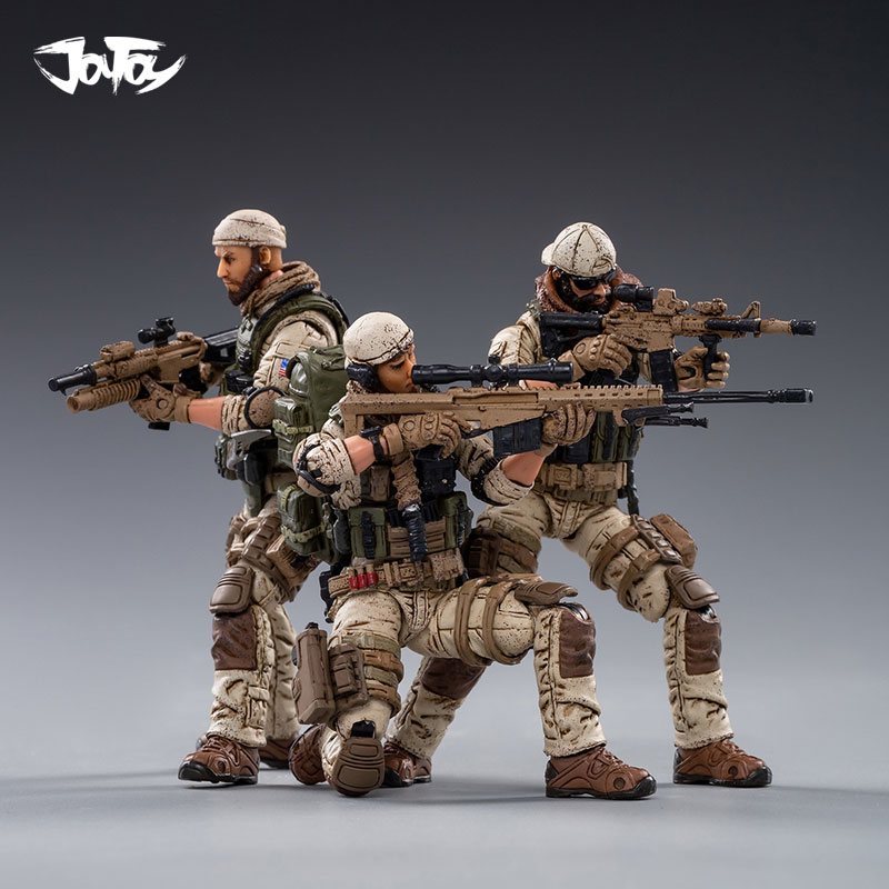 JOYTOY暗源 1:18USMC美陆军三角洲部队 3.75寸可动兵人模型玩具 - 图2